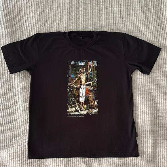 R Collection Other - R Collection Black Graphic T-Shirt Vintage Finnish Design Size L